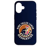 Ring Tailed Lemur Madagascar Wildlife Case for iPhone 16