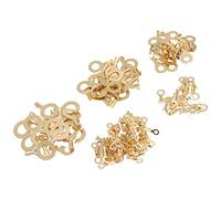 Ring Terminal, 150PCS Brass M3 M4 M5 M6 M8 M10 Fast Disconnect Wire Connector Lugs Open Barrel Design for Electric Projects