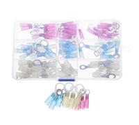 Ring Terminals 12-10 16-14 22-16 Awg Insulated | Adhesive Lined Sealing with Protective Shell, Suitable for Marine Electricians and Wiring Harness Assembly