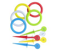 Ring Throw Game for Adults - Interactive Kids Yard Games - Camping Activities for Families Friends Party Indoor Beach Lakehouse Lawn Picnic Farming