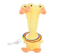 Ring Throwing Game | Electronic Carnival Game with Ducks Rings, Carnival Toy, USB with Animals, Outdoor Game for the Backyard of Cas