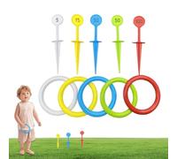 Ring Throwing Toy,Colorful Fun Educational Activities - Adults Backyard Games,for Lawn Beach Camping Patio Park Field Picnic Birthday Wedding Carnival Summer