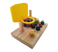 Ring Toss Bird Toy Brain Development Parakeets Play Gym