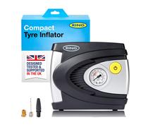 RING TYREINFLATE 610 Analogue Tyre Inflator Air Compressor with Adaptor Kit - Re