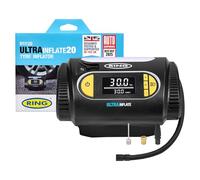 RING ULTRAINFLATE 20 Digital Tyre Inflator - Featuring Auto-Stop & Progress Meter - Compact, Reliable & User-Friendly Tyre Pressure Solution