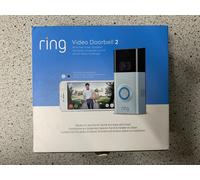 Ring Video Doorbell 2-1080p HD video, two-way talk, motion detection, wifi-connected, Satin Nickel