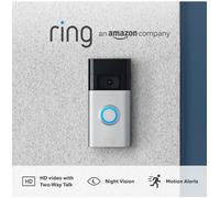 Ring Video Doorbell (2nd Gen) 1080p HD Advanced Motion Detection - Satin Nickel