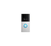 Ring - Video Doorbell 4 - Smart Wi-Fi Video Doorbell - Wired/Battery Operated - Satin Nickel