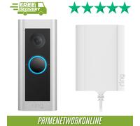 Ring Video Doorbell Pro 2 Plug-in Nickel, Satin steel