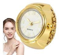 Ring Watch - Mini Finger Watch | Men and Women Elegant Round Dia? Watches, Unique Ring Clock Fashion Accessory for Parties, Dates, Holidays, Casual Wear or