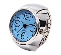 Ring Watch Ring Watch for Ring Watch for Women Ring Hands Ring (Blue, One Size)