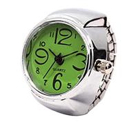 Ring Watch Ring Watch for Ring Watch for Women Ring Hands Ring (Green, One Size)