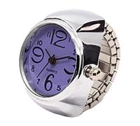 Ring Watch Ring Watch for Ring Watch for Women Ring Hands Ring (Purple, One Size)