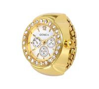 Ring Watch Vintage Finger Rings - Analog Display Ring Watchs | Accurate Round Clock Rings As Jewelry Gift for Men Women, Retro Miniature Portable Wearable Watchs Accessory, Stylish Unisex Finger