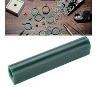 Ring Wax Casting Tube, Wax Ring Carving Kit, Hard Green Wax, Work with Flat Side Large Tube, Smooth Inside, Green Carving Wax for Creating and Designing Rings(T250)