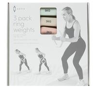 Ring Weights 3pk - Take Your Exercise Routine To The Next Level With This Pack Of Ring Weights - The Perfect Addition To Your Workout - Add Definition To Your Abs And Arms - Includes:2kg,3kg,5kg