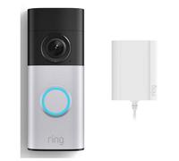 Ring Wired Video Doorbell Plus (newest gen) | with Plug-In Adaptor | DIY Video Doorbell Camera | Retinal 2K | Wide Field of View | Radar Detection | 3