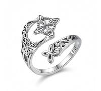 Ring, Witches Protection Knot Jewelry, Adjustable Open Thumb Ring, Irregular Geometric Daily Wear, Festival Gifting for Women, Girls, Wives, Mothers & Fashion Jewelry Lovers