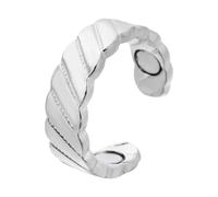 Ring Women Weight Loss, Ring Stress & Migraine Relief, Menopause Balance & Sleep Support, Fidget Toys Stress Relief (Silver-B)