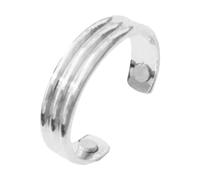 Ring Women Weight Loss, Ring Stress & Migraine Relief, Menopause Balance & Sleep Support, Fidget Toys Stress Relief (Silver-C)