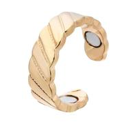 Ring Women Weight Loss, Ring Stress & Migraine Relief, Menopause Balance & Sleep Support, Fidget Toys Stress Relief (Gold-B)