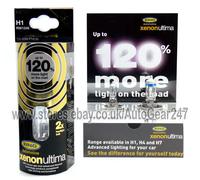 Ring Xenon Ultima Up To 120% Brighter H1 RW1248 Car Head lLght Bulbs. Twin Pack