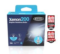Ring Automotive H4 Xenon200 Brighter Head Lamp Set (2 Bulbs) - E Approved & Road Legal