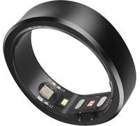 RINGCONN Smart Ring - Midnight Black, Size 9, Black