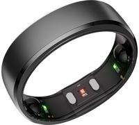 RingConn Gen 2 Smart Ring - Black - Size 14, Black