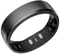 RINGCONN Gen 2 Smart Ring - Matte Black, Size 14, Black
