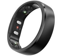 RINGCONN Gen 2 Smart Ring - Matte Black, Size 7, Black