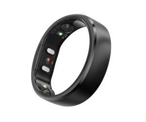 RingConn Gen 2, World’s First Smart Ring with Sleep Apnea Monitoring, No APP Subscription, 12-Day Battery Life, Stress/Heart Rate/Women's Health Tracker, Android & iOS Compatible (Black, Size 8)