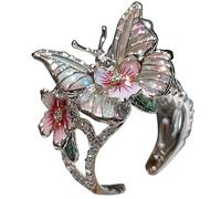 Ringe Für Freundin Schmetterlingssprache Schmetterling Offenes Ringdesign Sinn für kalten Wind Erweitertes Sinndesign Tabletop Der Ringe Figuren (SL1, One Size)