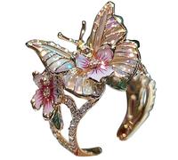 Ringe Für Freundin Schmetterlingssprache Schmetterling Offenes Ringdesign Sinn für kalten Wind Erweitertes Sinndesign Tabletop Der Ringe Figuren (RG1, One Size)