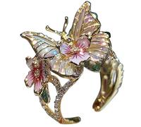 Ringe Für Freundin Schmetterlingssprache Schmetterling Offenes Ringdesign Sinn für kalten Wind Erweitertes Sinndesign Tabletop Der Ringe Figuren (GD1, One Size)