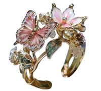 Ringe Für Freundin Schmetterlingssprache Schmetterling Offenes Ringdesign Sinn für kalten Wind Erweitertes Sinndesign Tabletop Der Ringe Figuren (GD2, One Size)