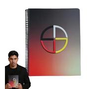 Ringed Notebook, Coil Notebook, Annual Diary Journal, Portable Design, Easy Write and Pages, for Planning Sketching College Law Classroom Studying Meetings Work Creative Writing Nursing