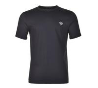 Fred Perry Mens Ringer T-Shirt - Colour: Core 102 Black - Size: Small