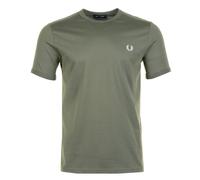 Ringer T Shirt Laurel Wreath Green, Medium