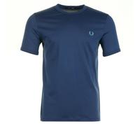 Fred Perry Mens Ringer T-Shirt - Colour: 31B Tennis Blue - Size: Medium