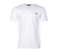 Ringer T Shirt White, Medium