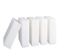 RINGGLO 5Pcs White Square Silicone Block, 50x50mm thick 3-50mm for The Door Frame Shock-Absorbing Sound-Proof Rubber Pad Shock-Proof,40x50x50mm