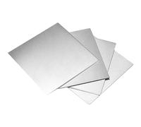 RINGGLO Pure Tin Sheet,Tin Plate,5X100X100 MM, 1 Piece High-Purity Sn≥99.99% for Scientific Research Experiments,1mm