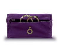RingHero Wristband Ring Holder: Secure Wedding & Engagement Ring Pouch for Gym, Travel & Work | Prevent Loss & Damage | Hidden Zippered Pocket for Valuables | 4-Way Stretch - Purple