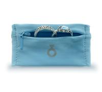 RingHero Wristband Ring Holder: Secure Wedding & Engagement Ring Pouch for Gym, Travel & Work | Prevent Loss & Damage | Hidden Zippered Pocket for Valuables | 4-Way Stretch - Blue