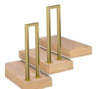 Ringhiera Di Sicurezza Antiscivolo Per Scale Da 40 36 32 26 24 18 Pollici Pali Di Supporto Per Corrimano in Ferro Dorato Per Scale Barra Di Sostegno Per Soppalco Per Bambini E Anziani Carico