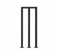 Ringhiera per Scale in Metallo per Interni Balaustre E Corrimano per Soppalchi Hotel E Ville Ringhiere di Sicurezza per Scale per Bambini E Anziani Nero Forma M H 95 Cm 37 4 Pollici