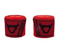 Ringhorns, Charger Handwraps, Men's, 4m, Red