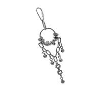 Ringing Bells Parrots Cage Hanger Chew Tearing Toy Stainless Steel Interaction Puzzle Toy for Small to Large Bird Exercise Cage Hanging Bird