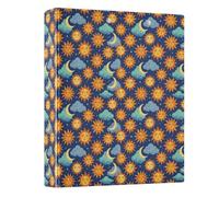 Ringing File Folder 3 Ringing 1.5 Inch Pack of 1 Sun Moon Clouds Teal